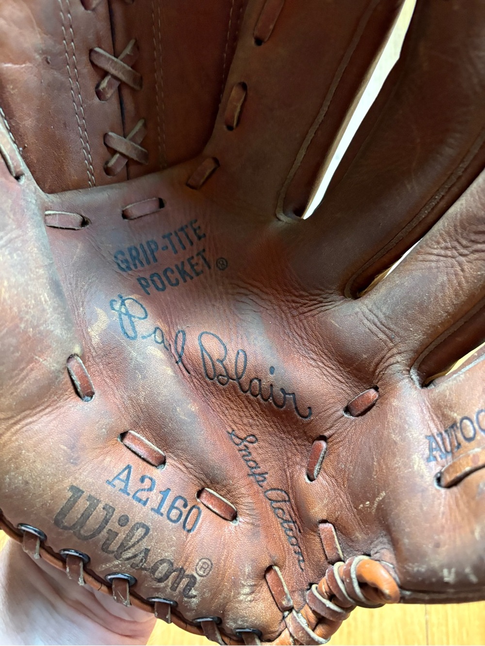 Wilson A2160 Baseball Glove Mitt Leather 11" Pail Blair Right Hand Thrower - Picture 3 of 6